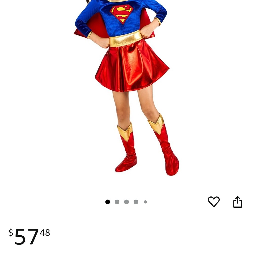 Rubie's Superhero Costume - Blue, Red, and Gold
